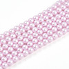 Baking Paint Pearlized Glass Pearl Bead Strands HY-N002-3mm-C03-2