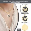 8Pcs PVD Vacuum Plating 201 Stainless Steel Pendants STAS-BBC0008-02-2
