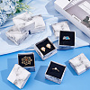 Square Cardboard Jewelry Boxes LS-CON-WH0092-46-5