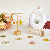 12Pcs 6 Colors Transparent Epoxy Resin Pendants RESI-SC0002-93-4