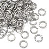 Tarnish Resistant 304 Stainless Steel Open Jump Rings STAS-E066-11-8mm-2