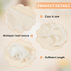 3-Layer Polyester Ruffled Trimming DIY-WH0320-46-4