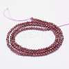 Natural Garnet Beads Strands LS-G-K182-2mm-10-2