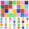1400Pcs 28 Colors Transparent Acrylic Beads MACR-SP0001-74-1