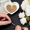 1000Pcs 316 Surgical Stainless Steel Crimp Beads STAS-GO0001-03-4