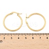 Ion Plating(IP) 304 Stainless Steel Hoop Earrings X-EJEW-N0016-11G-D-3