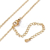 Initial Letter with Butterfly Pendant Necklace LS-NJEW-C026-01G-B-4