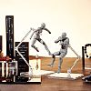 12Set 3 Colors Plastic Stand Base Action Figure Display Holder ODIS-FG0001-38-7