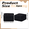 Square Flocking Finger Ring Packing Boxes with Flip Lids CON-WH0085-138A-2