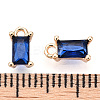 Brass Cubic Zirconia Charms LS-X1-KK-S350-367K-3