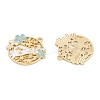 Rack Plating Alloy Enamel Pendants FIND-A040-07B-01G-2