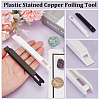 2Pcs 2 Styles Plastic Stained Copper Foiling Tool FIND-GA0004-18-4