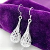 Hollow Teardrop Alloy Dangle Earrings FS-WGBABE9-01-2