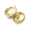 Brass Enamel Locket Pendants KK-F912-05A-G-3