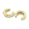 Ring Rack Plating Brass Cuff Earrings EJEW-E312-06G-2