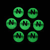Luminous Frosted Acrylic Beads FACR-T008-02N-3