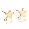 304 Stainless Steel Stud Earring Findings STAS-K212-05G-1