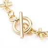 Brass Bar Link Chain Bracelets BJEW-JB06004-3