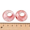 Cherry Quartz Glass Pendants G-T122-76V-3