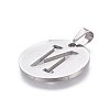 Non-Tarnish 201 Stainless Steel Pendants STAS-L221-33N-2