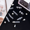 16 Sets 8 Style Transparent Glass Bottle Pendants GLAA-AR0001-26-5