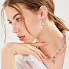 16Pcs Handmade Lampwork Pendants PALLOY-FH00170-6