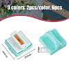 SUPERFINDINGS 6 Boxes 3 Colors Plastic Mini Paper Trimmer Blade Refills AJEW-FH0003-90-2