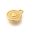 Ion Plating(IP) 304 Stainless Steel Charms STAS-I321-05G-2