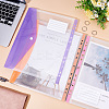 18Pcs 6 Colors PP Plastic A4 Binder Envelope Pockets AJEW-CP0005-10-5