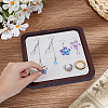Square Wooden Organizer Display Jewelry Plates ODIS-WH0099-221D-3