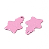 Spray Painted 201 Stainless Steel Pendants STAS-G304-02B-2