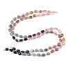 Cherry Quartz Glass & Natural  Rhodonite & Sodalite & Green Aventurin & Crazy Agate Beads Strands G-Z135-A12-3