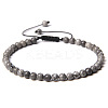 Adjustable Women's Map Stone Beaded Bracelet CN3407-12-1