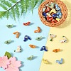 5Pcs Handmade Printed Porcelain Beads PORC-YW0001-27A-4