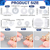 Plastic Ear Nuts KY-SP0001-35-2