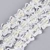Handmade Foil Glass Beads Strands FOIL-Q002-07F-1