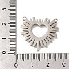 Anti-Tarnish 201 Stainless Steel Pendants STAS-B076-01P-04-3