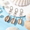 Natural Cowrie Shell Pendant Decorations HJEW-JM03170-01-1