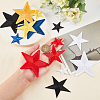 43Pcs 14 Style Star Computerized Embroidery Cloth Iron on/Sew on Patches DIY-PH0021-13-3