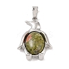 Natural Unakite Pendants G-A224-02P-08-1