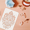 Plastic Reusable Drawing Painting Stencils Templates DIY-WH0202-358-3