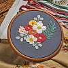 9Pcs 9 Style Plastic Cross Stitch Embroidery Hoops FIND-DC0004-90-4