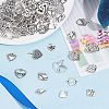 150Pcs 15 Styles Tibetan Style Alloy Charms FIND-AR0004-94-4