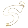 Heart 304 Stainless Steel Pendant Necklaces for Women NJEW-D288-01G-2