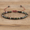 Natural Dragon Blood Beaded Braided Bracelets QH4784-11-1
