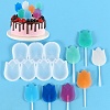 Tulip Shape Food Grade Silicone Lollipop Molds DIY-D069-13-1