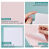 Plastic Index Tab Divider Sheets for Discbound Notebooks LS-AJEW-WH0270-719B-02-5