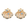 Brass Micro Pave Cubic Zirconia Charms KK-F906-13G-1