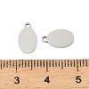 201 Stainless Steel Pendants STAS-Z195-02P-02-3