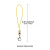 50Pcs 5 Colors Polyester Cord Mobile Straps MOBA-YW0001-03-4